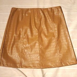 Leather Alligator Mini...NWT